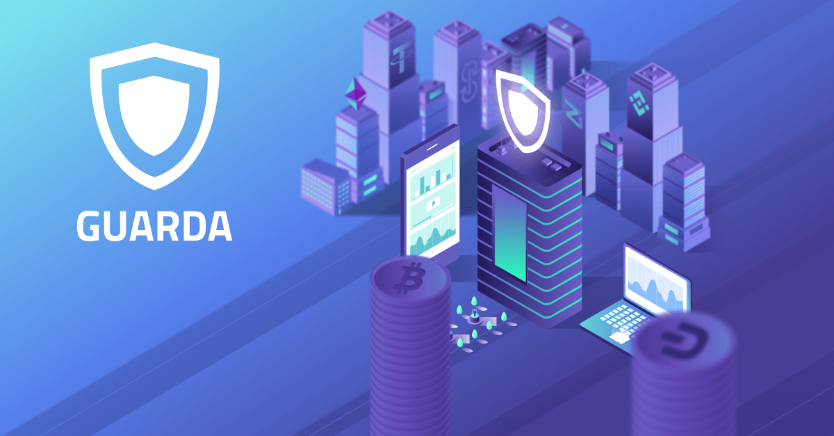 Guarda wallet on desktop and mobile